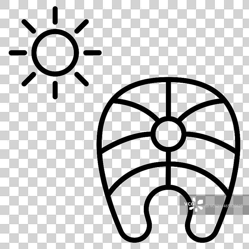 干鱼图标图片素材