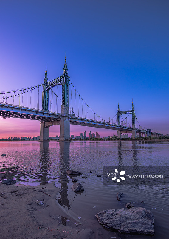 哈尔滨阳明滩大桥图片素材