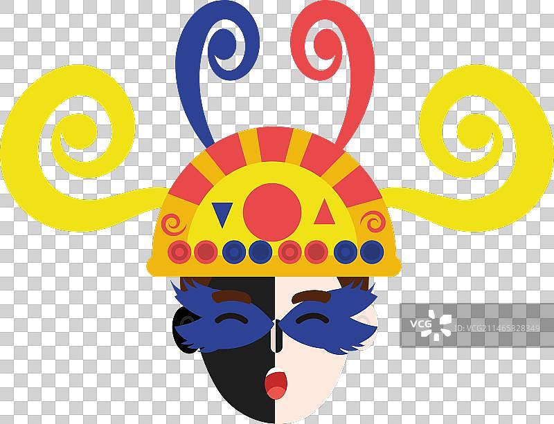 纳里尼奥黑白狂欢节面具设计图片素材