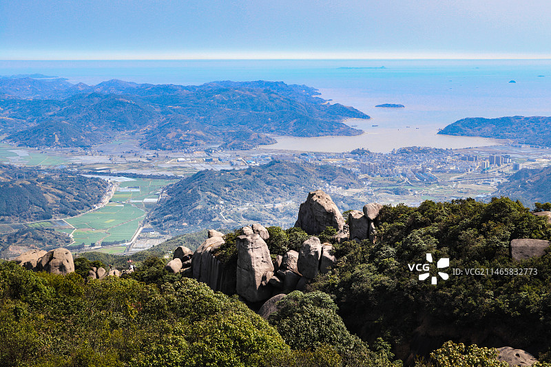 海上仙山太姥山图片素材