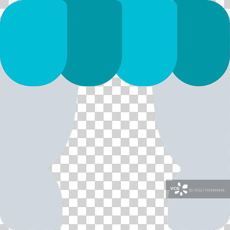 用帷幔或窗帘装饰入口图片素材