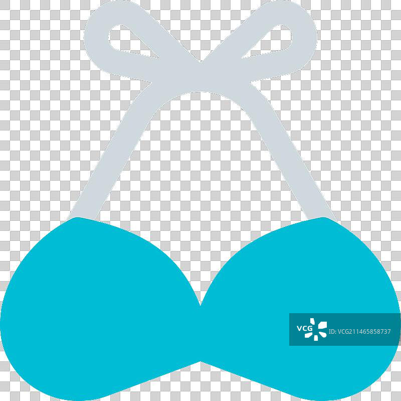 适合海滩装的吊脖胸罩图片素材