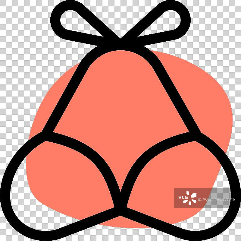 适合海滩装的吊脖胸罩图片素材