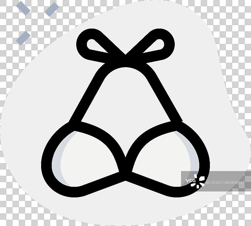 适合海滩装的吊脖胸罩图片素材