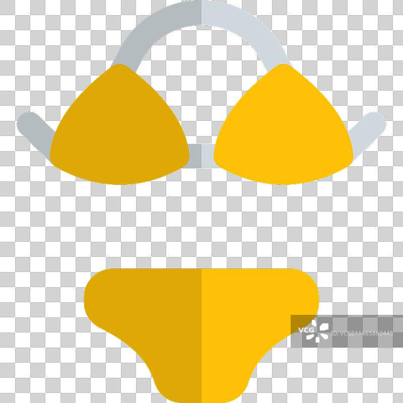 带颈带的泳衣或比基尼图片素材