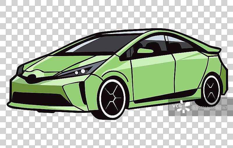 普锐斯汽车图片素材