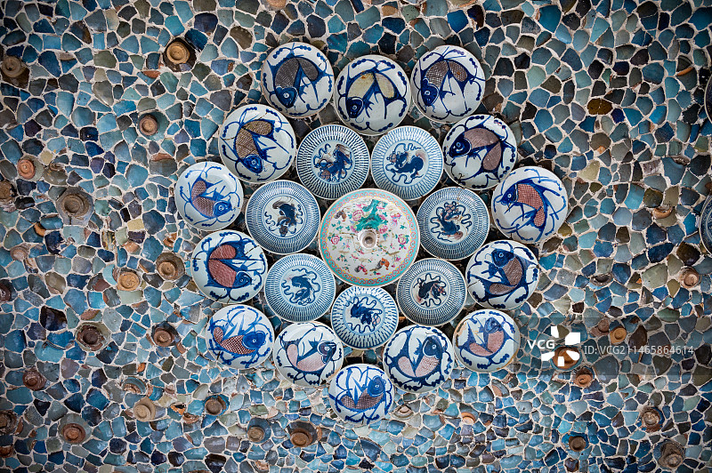 天津瓷房子图片素材