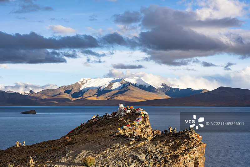 普莫雍错图片素材