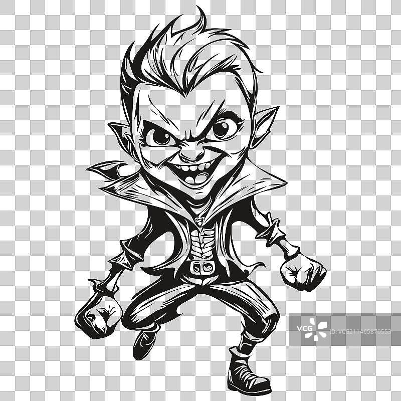 德古拉伯爵的怪异现象图像图片素材