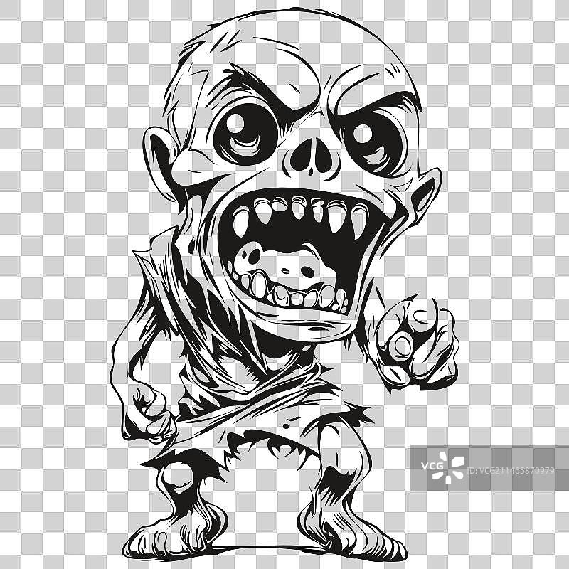 万圣节感染实体透明素材图片素材