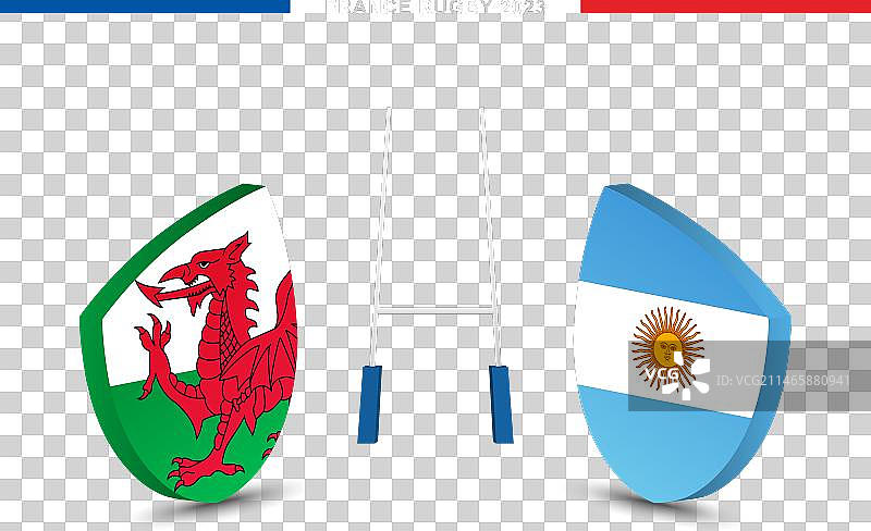 威尔士对阿根廷四分之一决赛图片素材