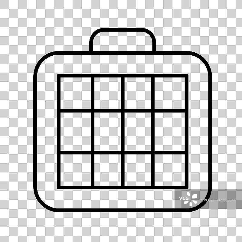 宠物航空箱图标图片素材