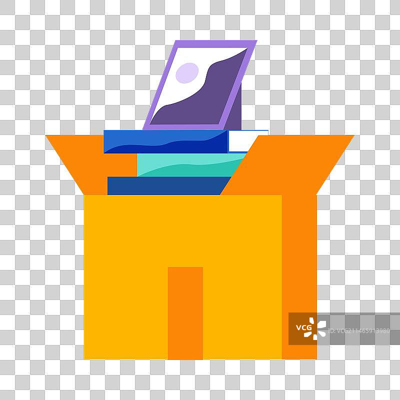 书籍纸箱运输图片素材