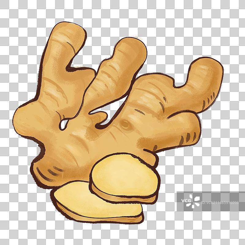 生姜免扣素材图片素材