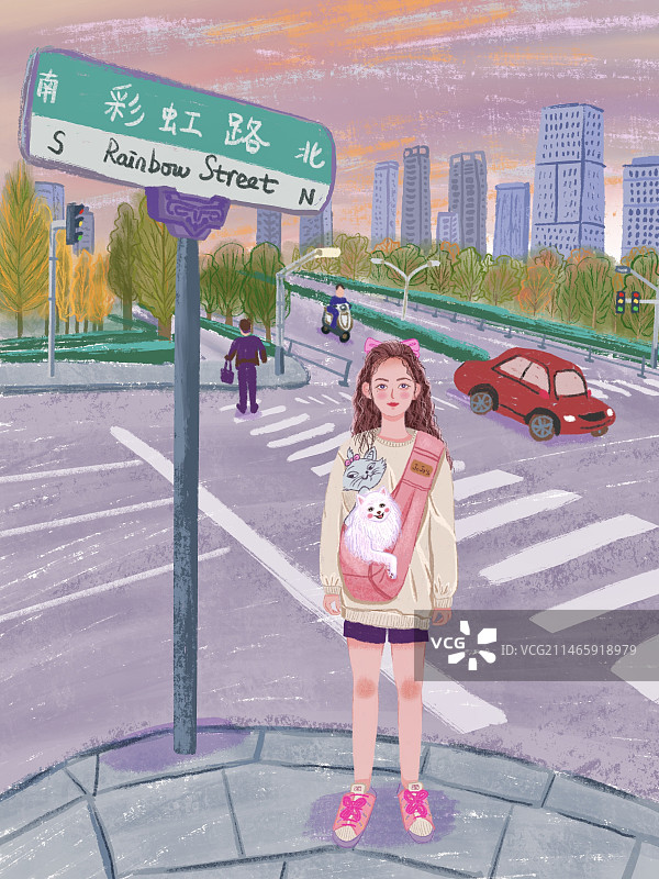 十字路口图片素材