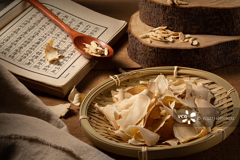 西洋参人参黄芪中药材图片素材