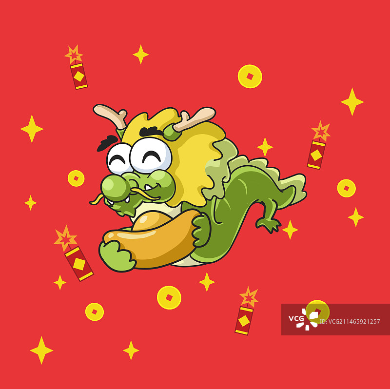 龙年大吉大利金元宝龙年大吉大利图片素材