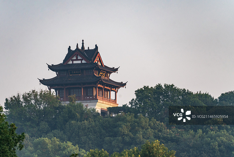 武汉武昌首义广场看辛亥革命博物院武昌起义纪念馆鄂军都督府白云阁建筑景观图片素材