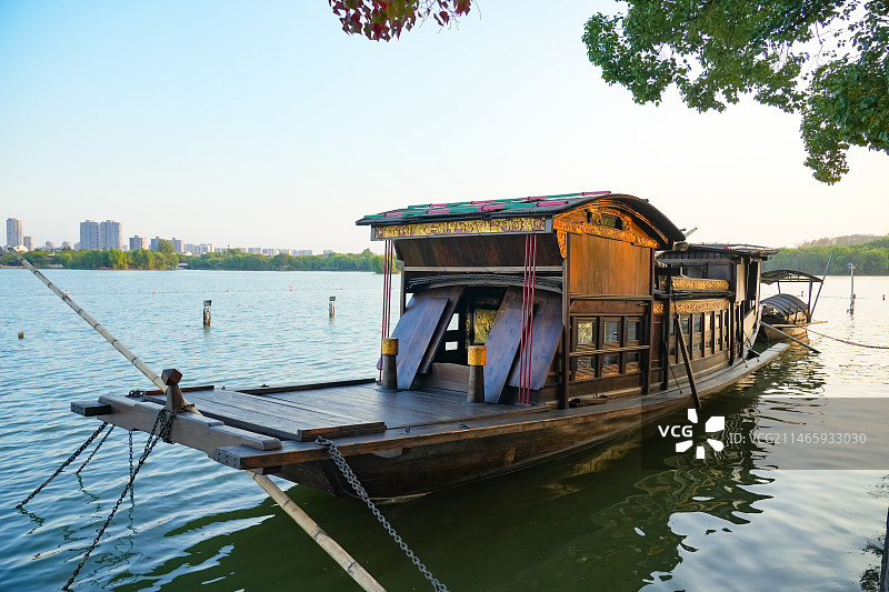 南湖红船  嘉兴南湖中共“一大”会址图片素材