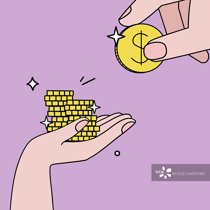 金融支付信用卡金币图片素材