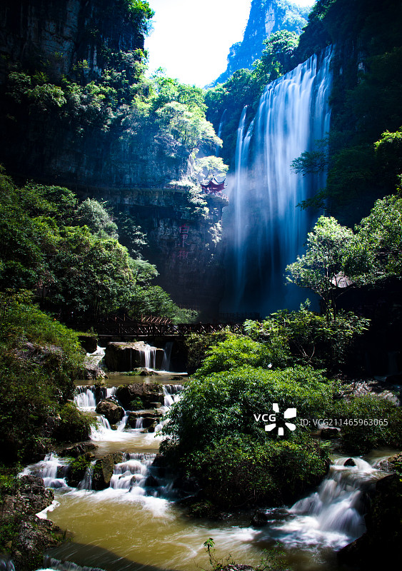 三峡大瀑布图片素材