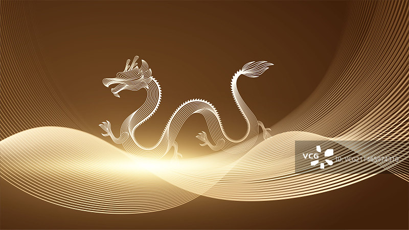 龙年插画图片素材