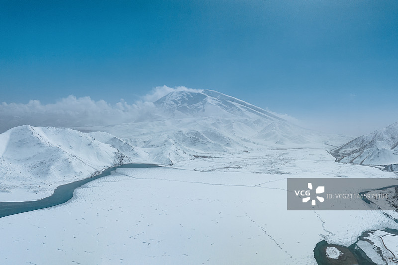 新疆帕米尔高原塔县自然风光图片素材