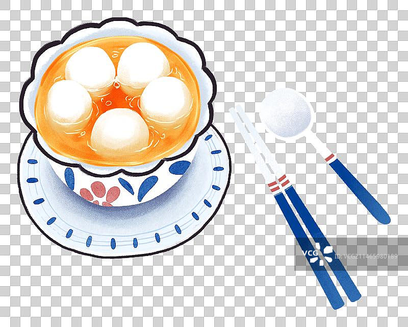 中国美食-汤圆，元宵。图片素材