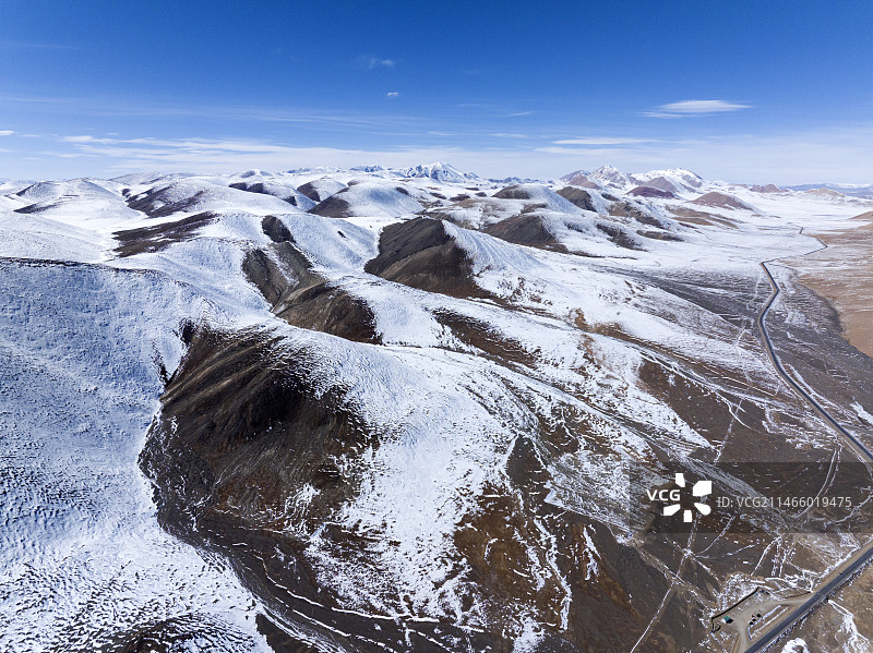 西藏·阿里·日土·219国道图片素材
