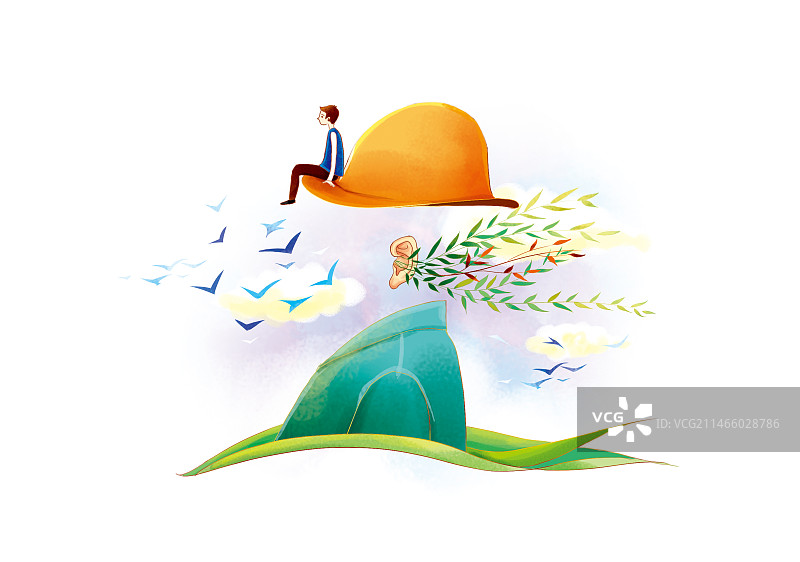 创意小插图图片素材