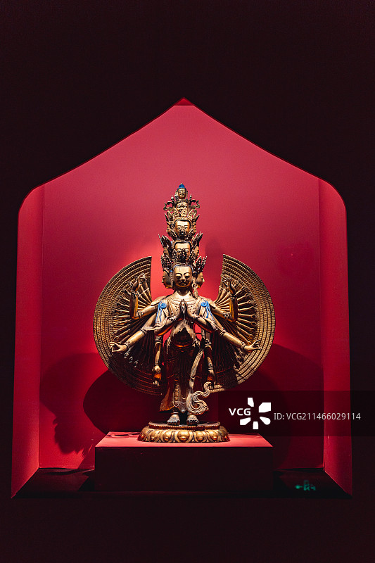 国家博物馆千手千眼光观音像图片素材