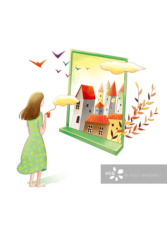 创意小插图图片素材