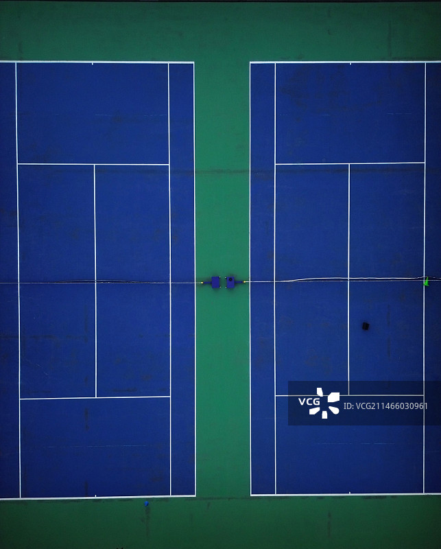 高空俯瞰龙岩工人文化宫网球场图片素材