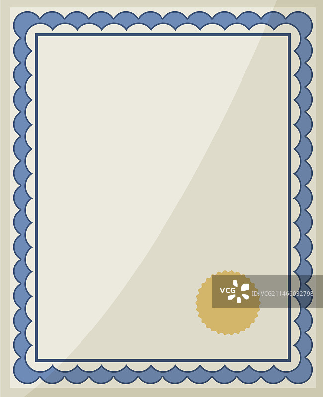 纸质证书卡通图片素材