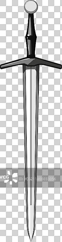 中世纪战斗卡通剑图片素材