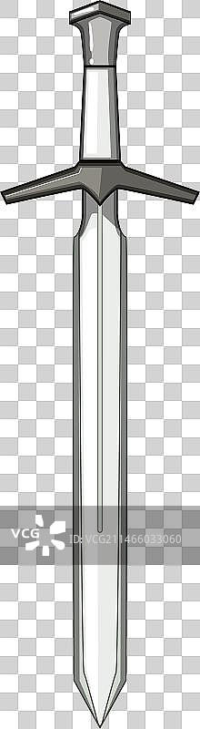 中世纪卡通剑图片素材