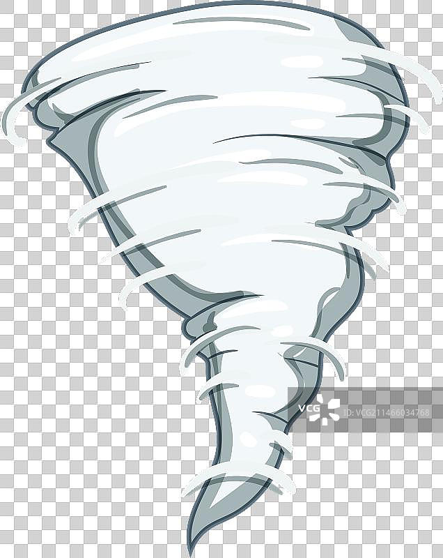 卡通漏斗龙卷风图片素材