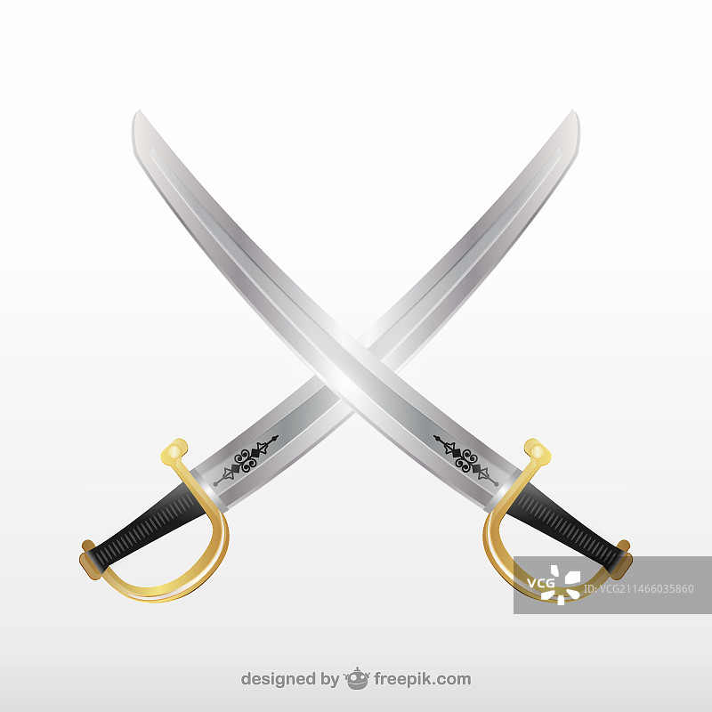 交叉骨海盗剑图片素材