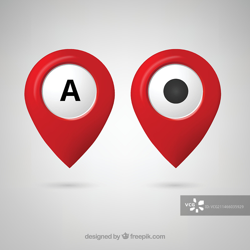 免费谷歌地图指针图标图片素材