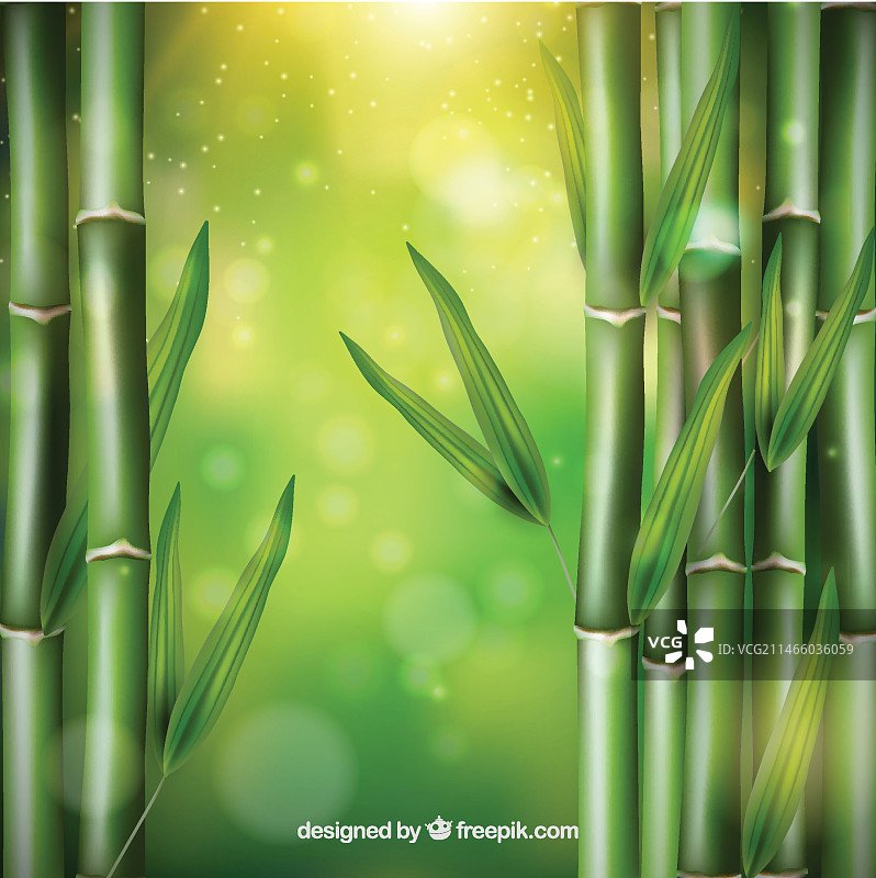 竹叶矢量素材图片素材