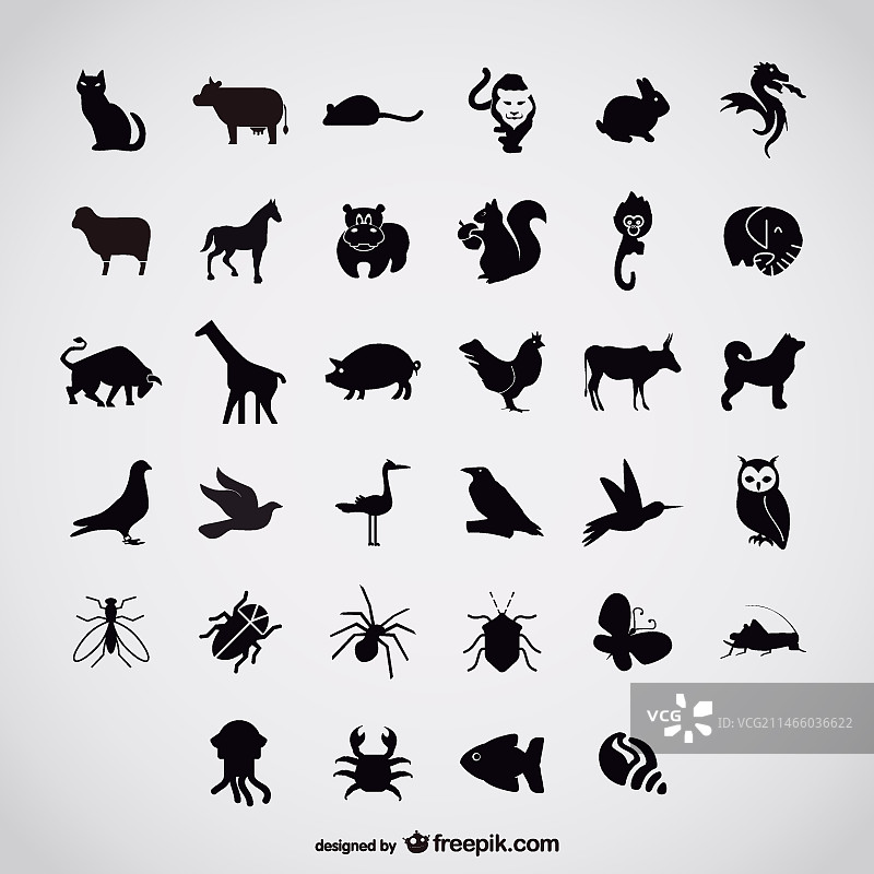 简单鸟类剪影图片素材