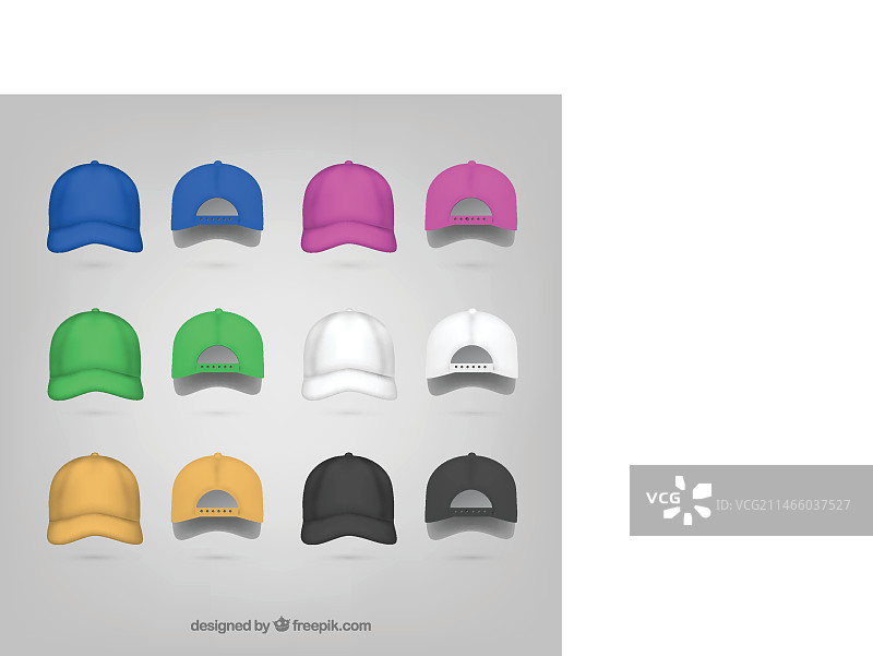 帽子背面和正面图片素材