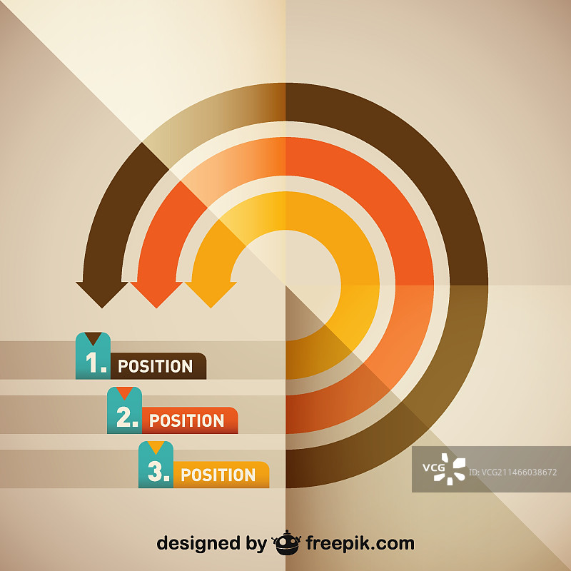 复古排名箭头设计图片素材