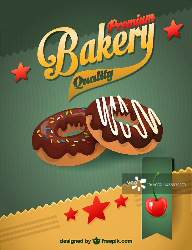 巧克力甜甜圈图片素材