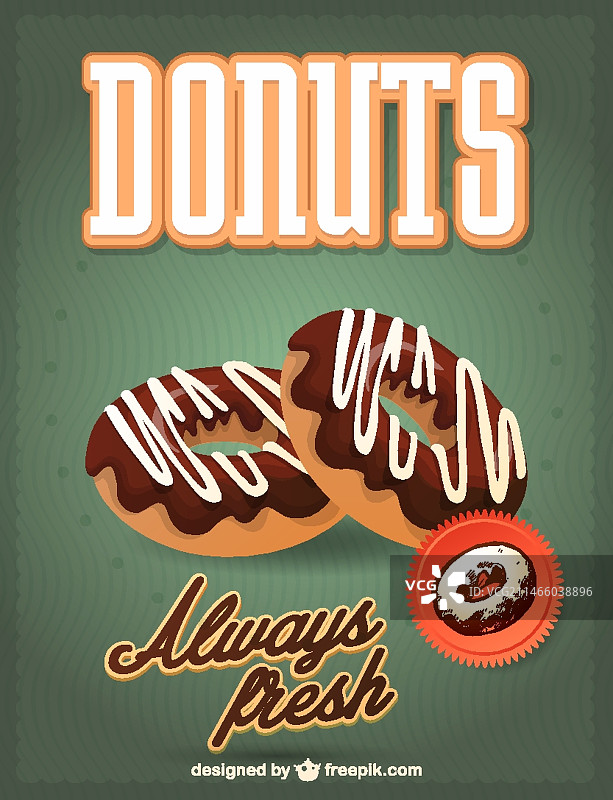 巧克力美味甜甜圈图片素材