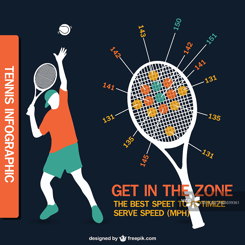 网球信息图设计图片素材