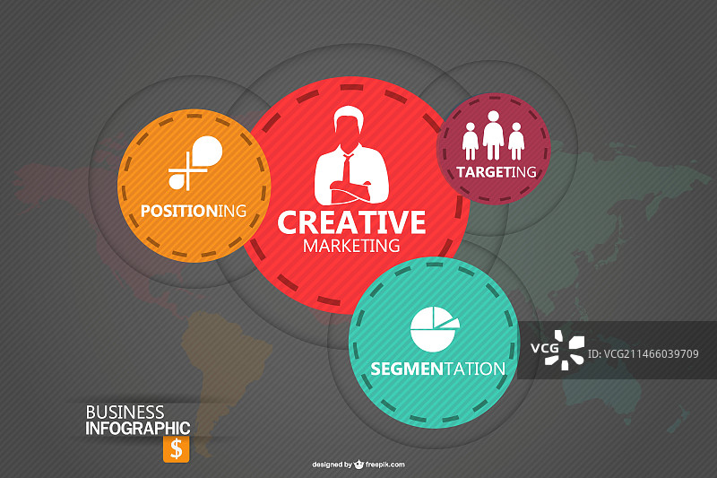 商业信息图表模板设计图片素材