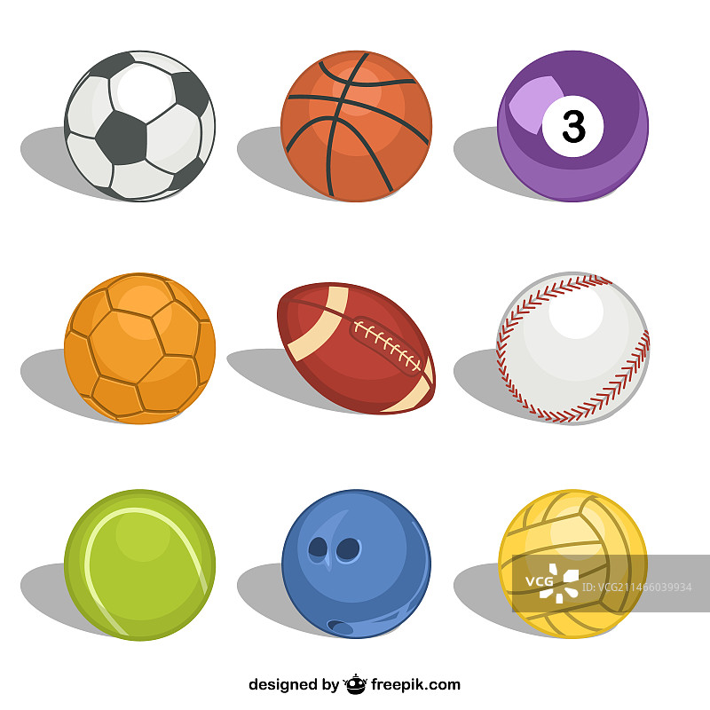 运动球类合集图片素材