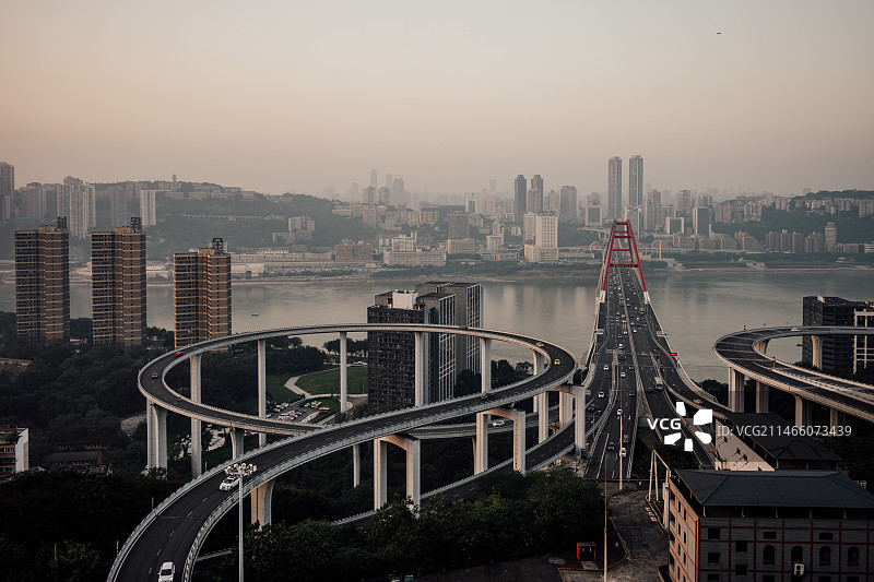 重庆菜园坝长江大桥图片素材