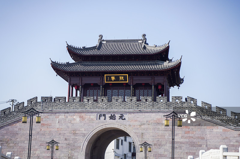 杭州富阳新登古镇图片素材